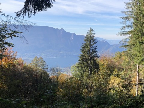 randonnée famille Bauges lac du Bourget